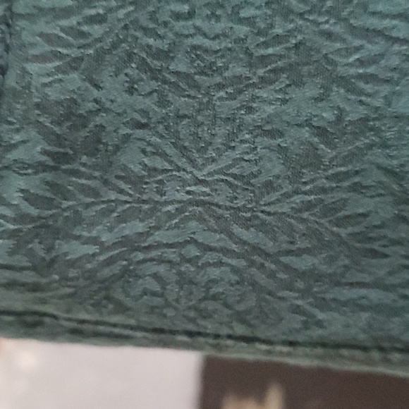 Pilcro & The Letterpress Damask Green Zip Ankle Crop Jean Anthropologie Women 26 - Picture 11 of 11